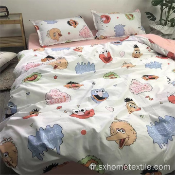 LINGE DE LITERIE AVEC MOTIFS